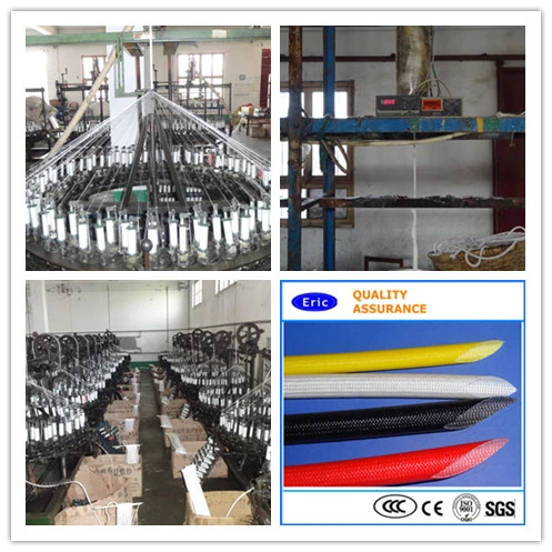 2753 Resin Coated Braided Silicone Rubber Fiberglass Insulation Tube