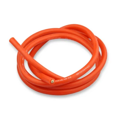 Cavo in gomma siliconica resistente al calore 8AWG 10 AWG 12AWG 6AWG 20AWG 26AWG 22 AWG 50mm